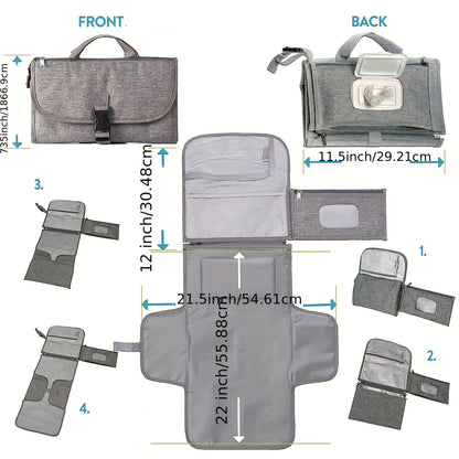 PottyPouch™ - Portable Baby Changing Pad  