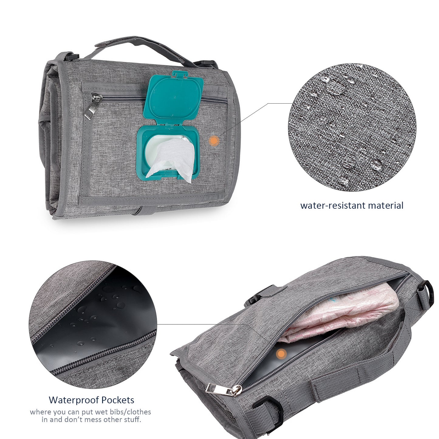 PottyPouch™ - Portable Baby Changing Pad  