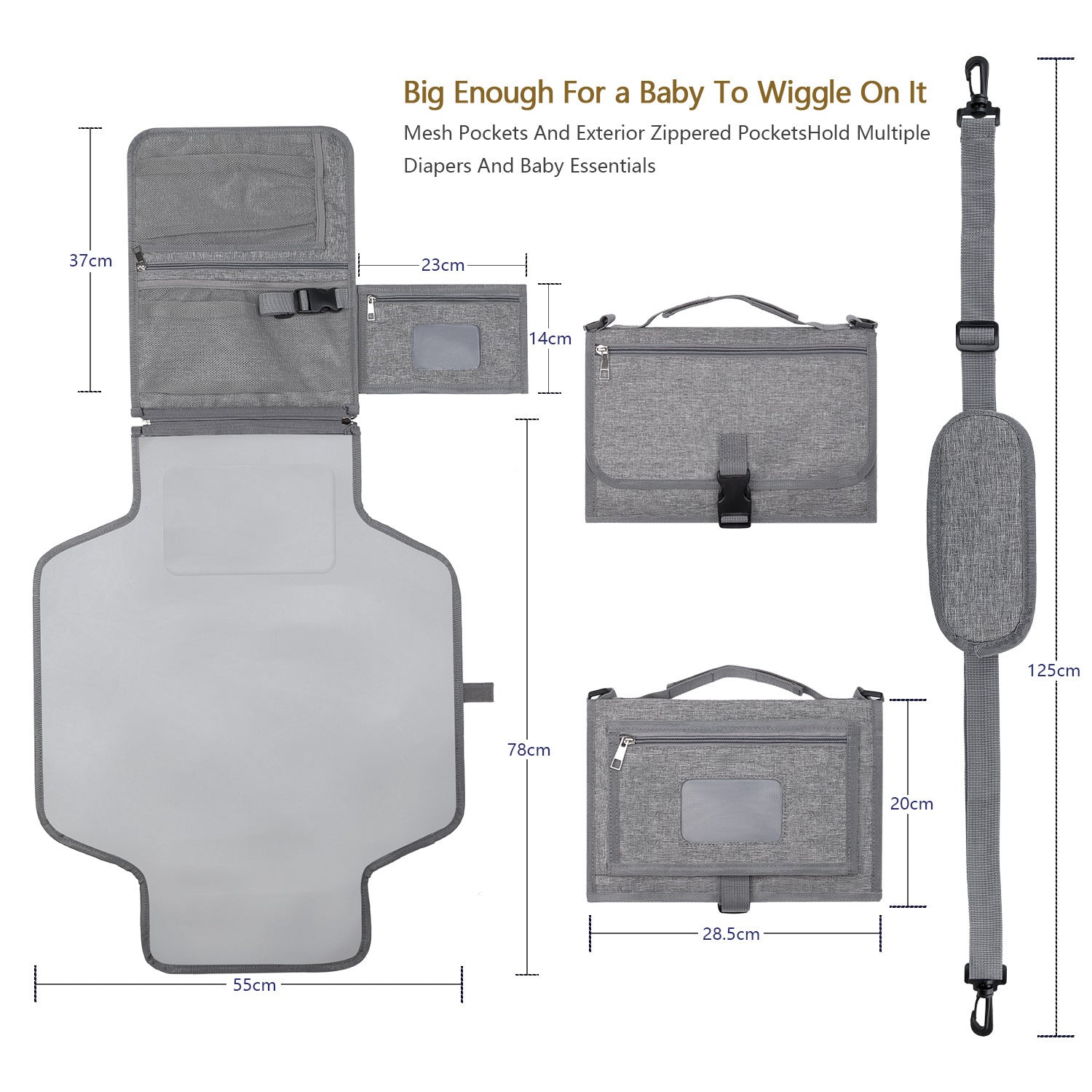 PottyPouch™ - Portable Baby Changing Pad  