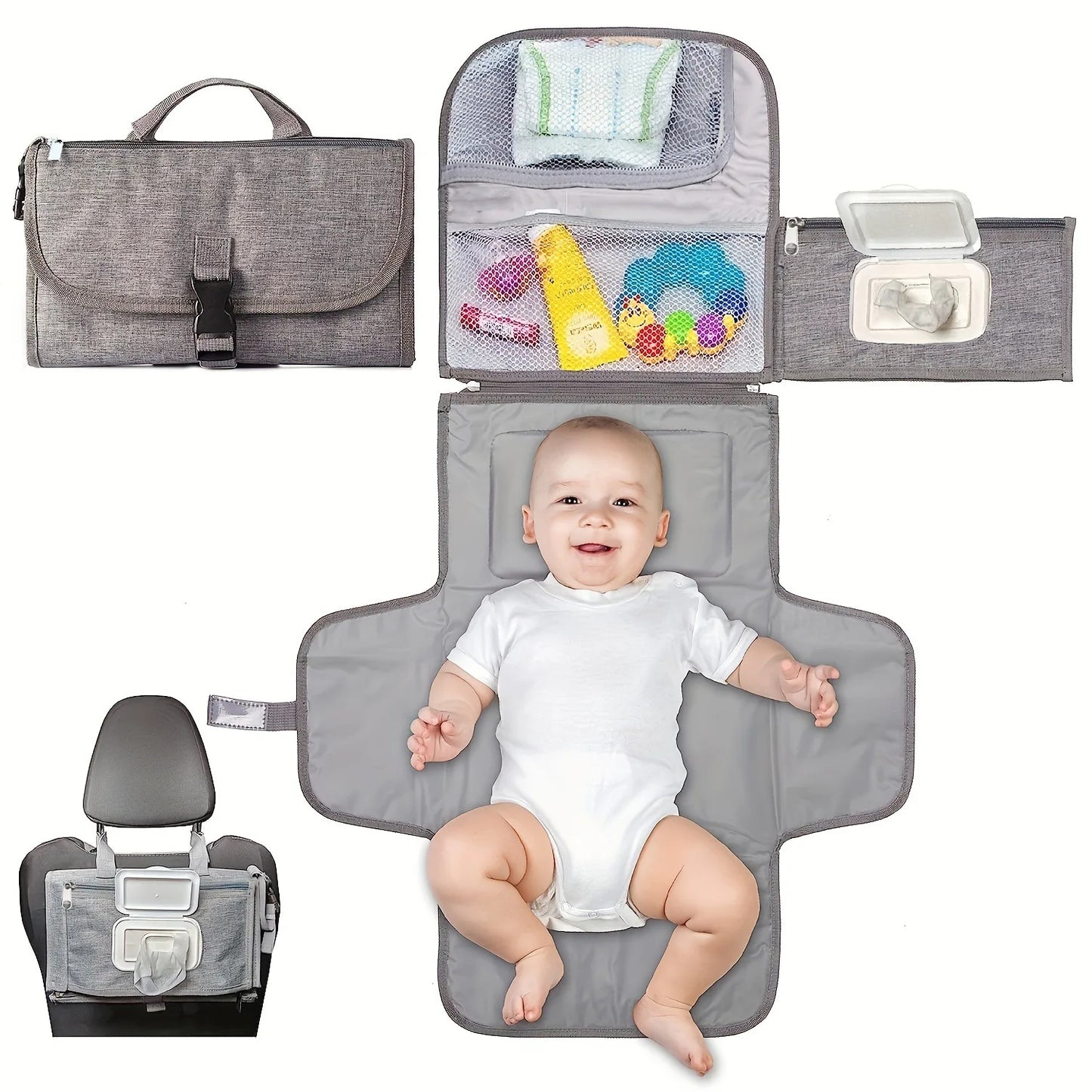 PottyPouch™ - Portable Baby Changing Pad  