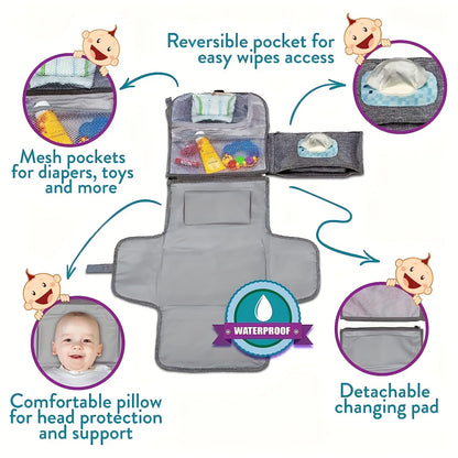 PottyPouch™ - Portable Baby Changing Pad  